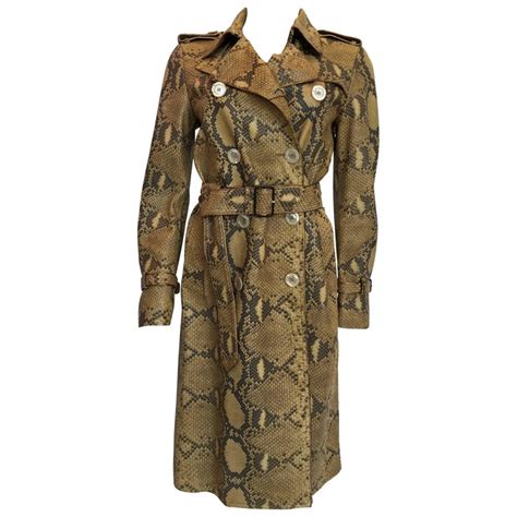 gucci trench snake coat|custom made gucci jacket.